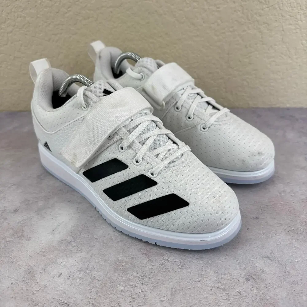 Adidas Powerlift 5 Weightlifting Shoes White Men's 6 Women's 7